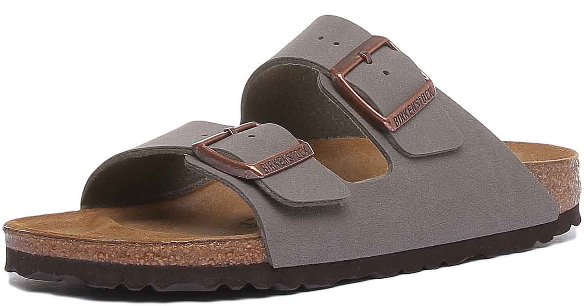 Birkenstock Arizona Sandals | Stone Birko-Flor for Women